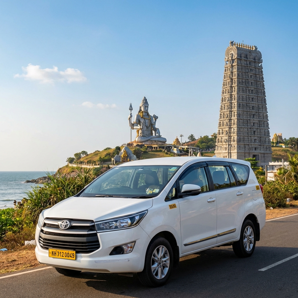 Taxi service near Murudeshwar Temple